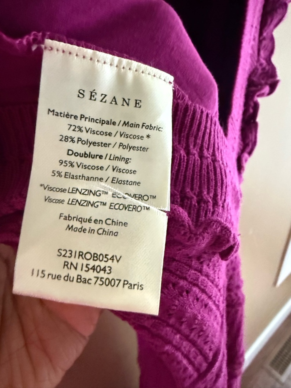 Sezane ROBE APHRODITE - Picture 6 of 7
